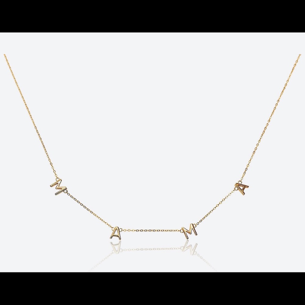 Mama 14K Gold Necklace